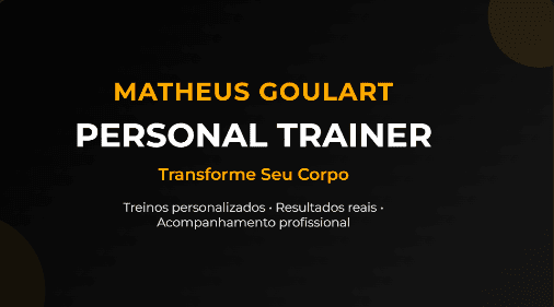 Thumbnail do Projeto Landing Page Matheus Goulart
